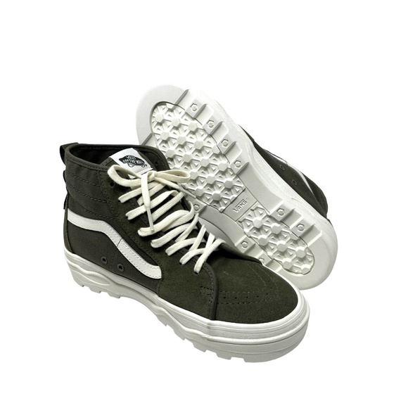 VANS Sentry Sk8-Hi WC Shoe Women Casual Sneakers Suede Canvas Khaki VN0A5KY5BXV - Picture 3 of 7